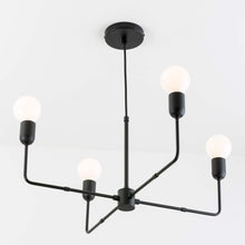 Load image into Gallery viewer, 4-Arm Bend Chandelier
