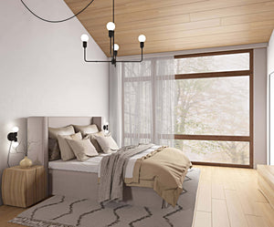 4-Arm Bend Plug-In Chandelier