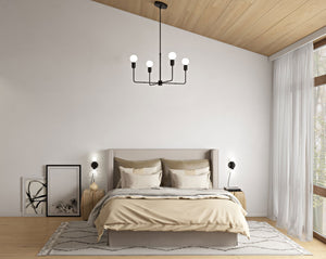 4-Arm Bend Chandelier - Customizer Base