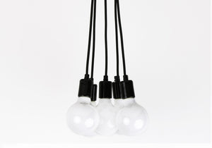 Grounded Porcelain Socket - Black