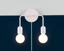 Load image into Gallery viewer, Bend Duo Plug-In Sconce
