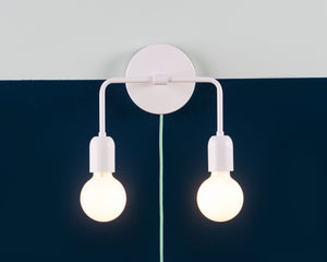 Bend Duo Plug-In Sconce