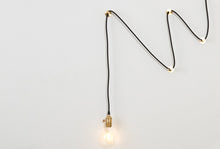 Load image into Gallery viewer, Brass Plug-In Pendant Light
