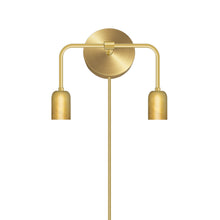Load image into Gallery viewer, Bend Duo Plug-In Sconce
