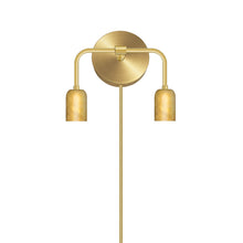 Load image into Gallery viewer, Bend Duo Plug-In Sconce
