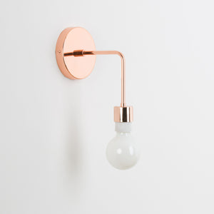 Shade-Ready Bend Solo Sconce