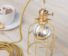 Load image into Gallery viewer, Brass Plug-In Pendant Light
