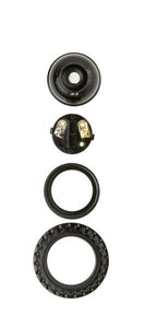 Twist Socket with Ring - Black