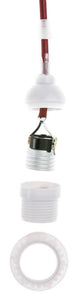 Twist Socket with Ring - Frost White