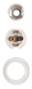 E12 Shade Ready Socket - Ivory