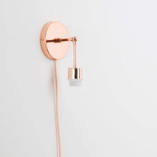Load image into Gallery viewer, Plug-In Hinge Shade Ready Solo Sconce
