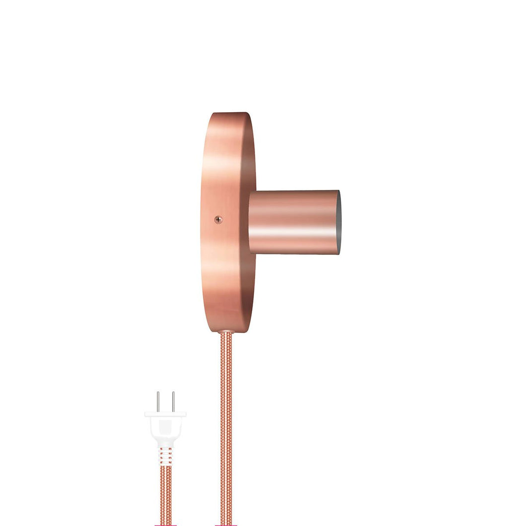 Button Plug-In Sconce