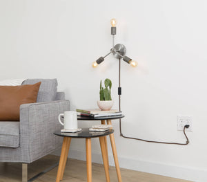 Trio Plug-In Sconce