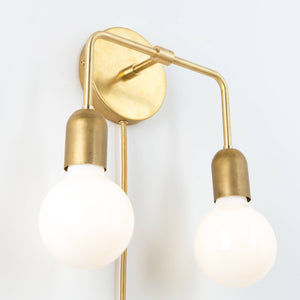 Bend Duo Plug-In Sconce