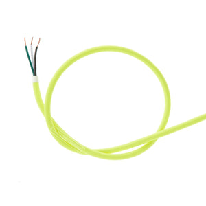 DIY Fabric Wire by the Foot - Neon Yellow